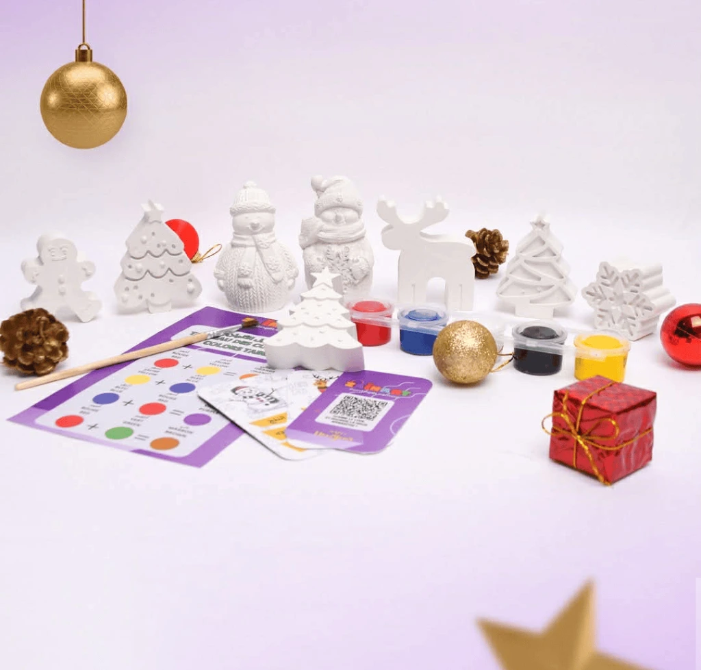 Kit de fin d'année – Homme de neige magnets + Réalité Augmentée